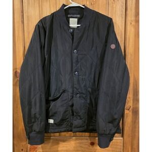 Marshall Artist Unisex Compacta Resin Field Jacket‎ Black Large Modern Tailoring